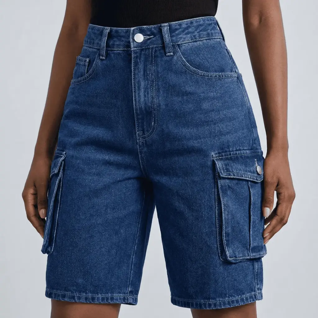 Bermuda Cargo Jeans
