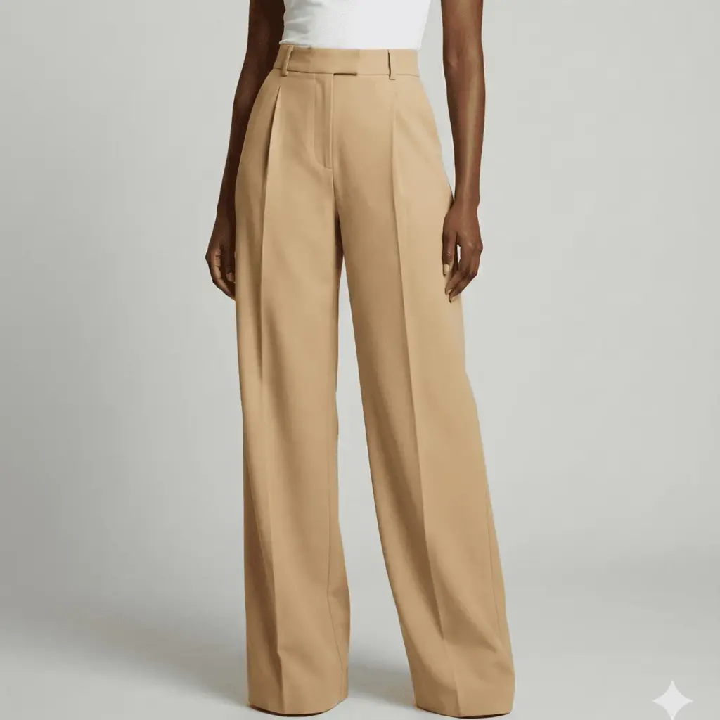 Calça Wide Leg de Alfaiataria