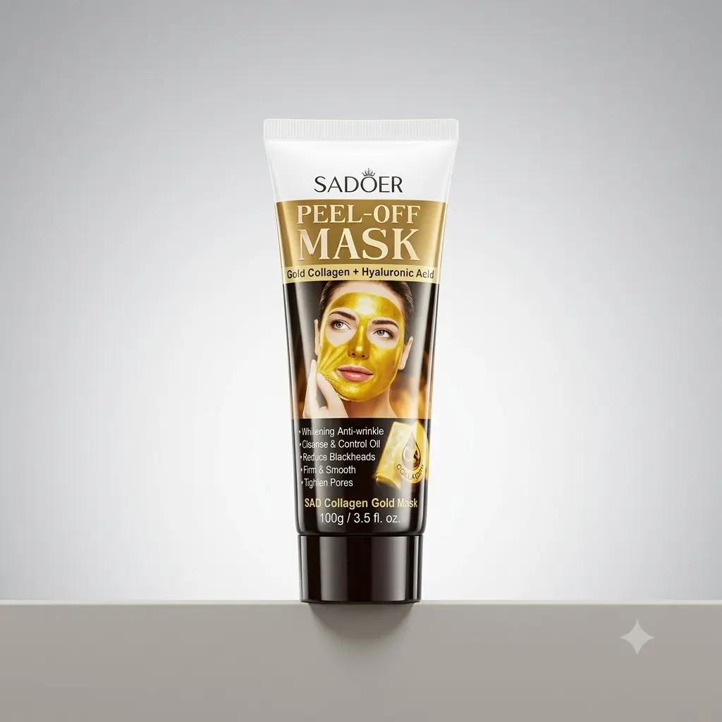 Máscara Facial Peel-Off SADOER Gold Collagen